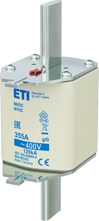 Slika NH3C gG 355A/400V korr.