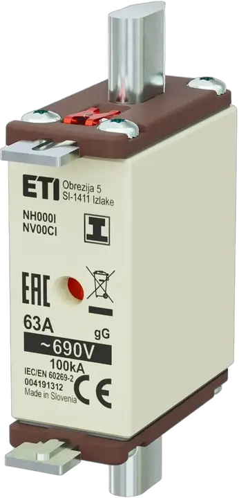 Slika NH000/I gG 63A/690V
