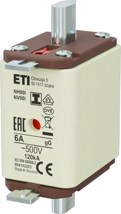 Slika NH00/I gG 6A/500V