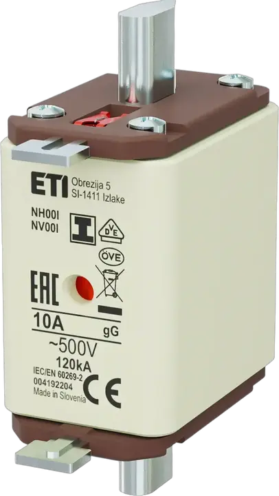 Slika NH00/I gG 10A/500V