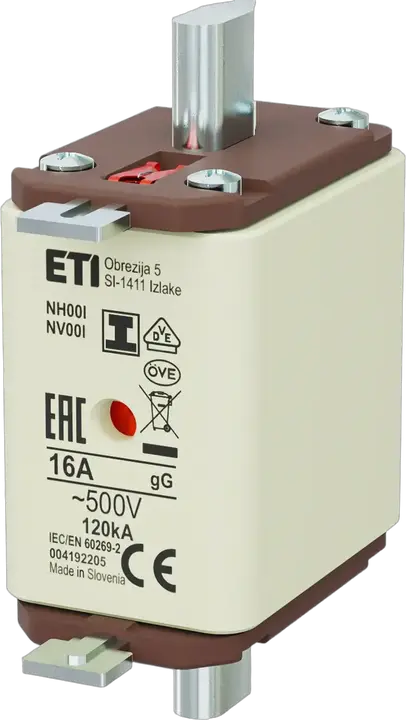 Slika NH00/I gG 16A/500V