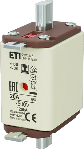 NH00/I gG 20A/500V