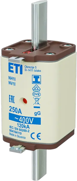 Slika NH1/I gG 250A/400V