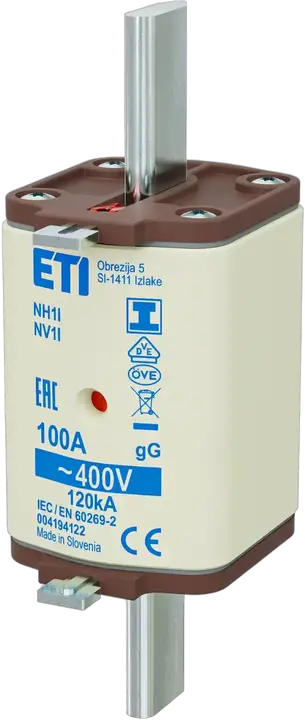 Slika NH1/I gG 100A/400V
