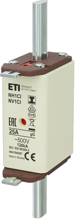 Slika NH1C/I gG 25A/500V
