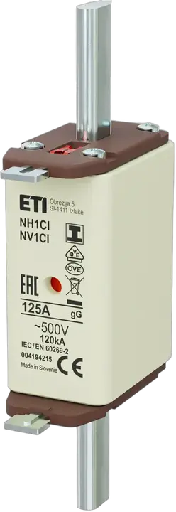 Slika NH1C/I gG 125A/500V