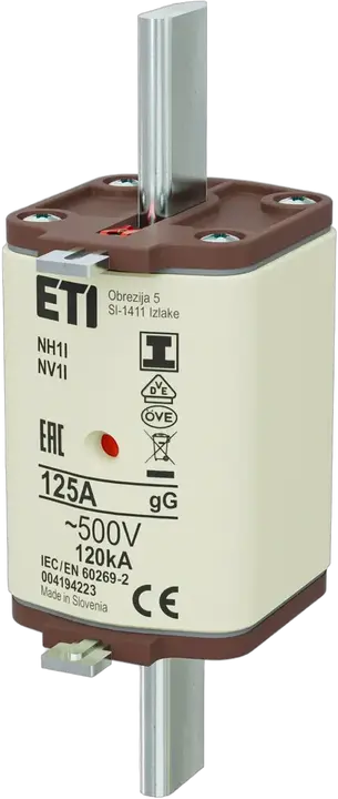 Slika NH1/I gG 125A/500V