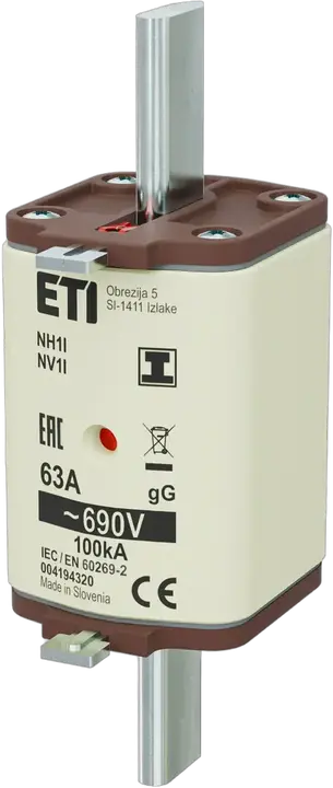 Slika NH1/I gG 63A/690V