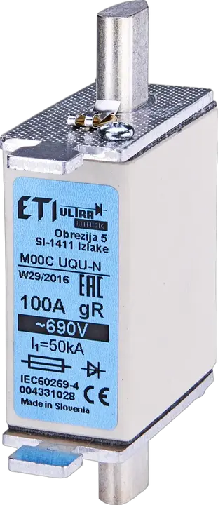 Slika NH000 UQ gR 10A/690V