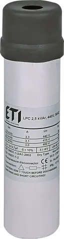 Slika LPC 2,5 kVAr, 440V, 50Hz