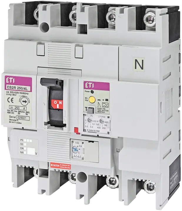 Slika EB2R 250/4L 250A 4P