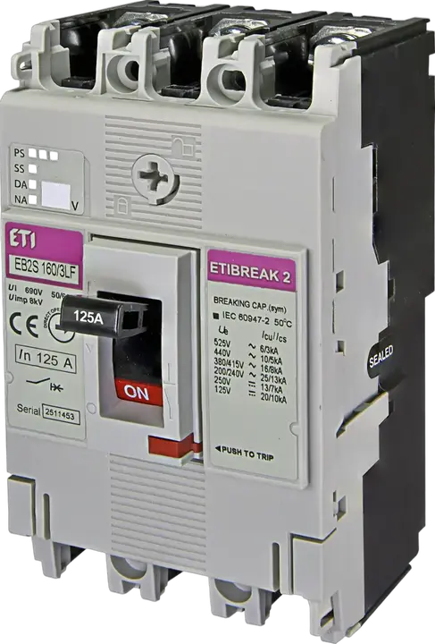 Slika EB2S 160/3LF 125A 3p