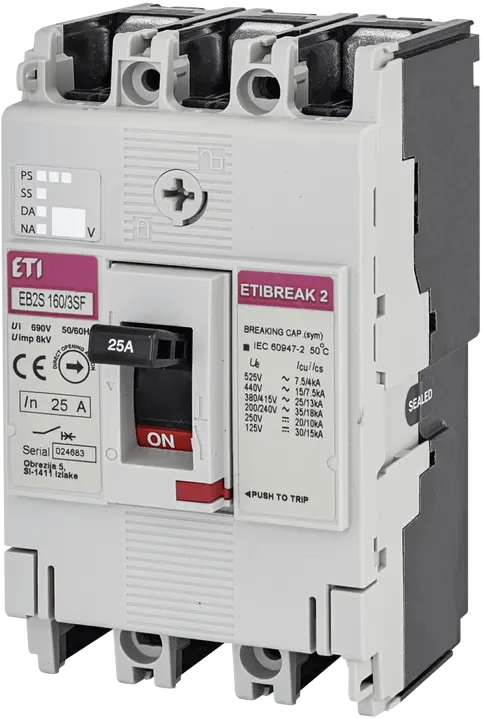 Slika EB2S 160/3SF 25A 3p
