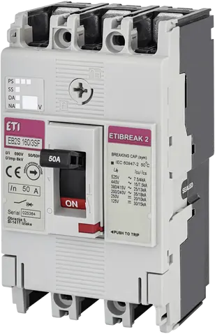 EB2S 160/3SF 50A 3p