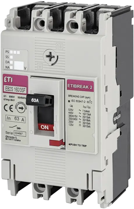 Slika EB2S 160/3SF 63A 3p