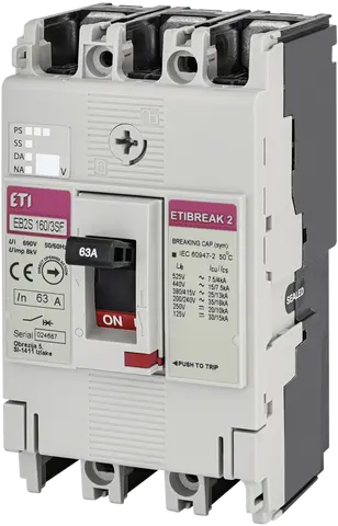 EB2S 160/3SF 63A 3p