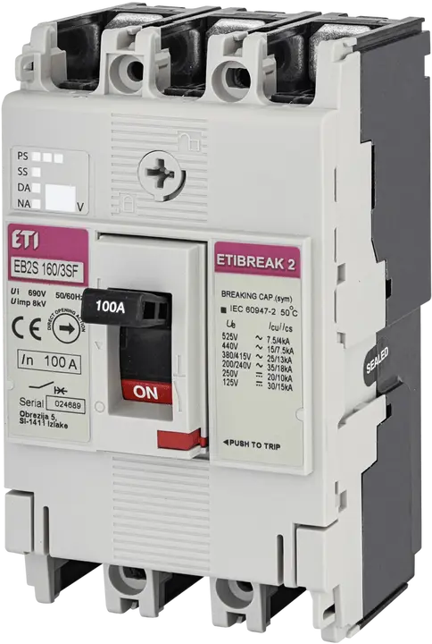 Slika EB2S 160/3SF 100A 3p