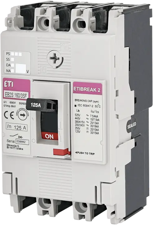 Slika EB2S 160/3SF 125A 3p