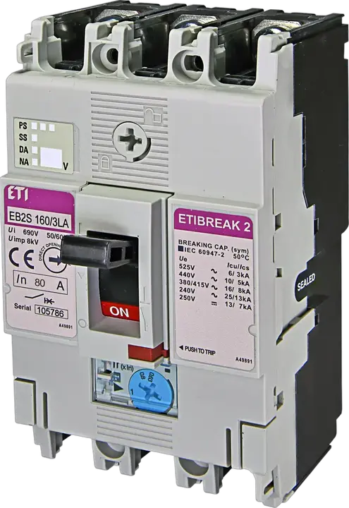 Slika EB2S 160/3LA 80A 3p