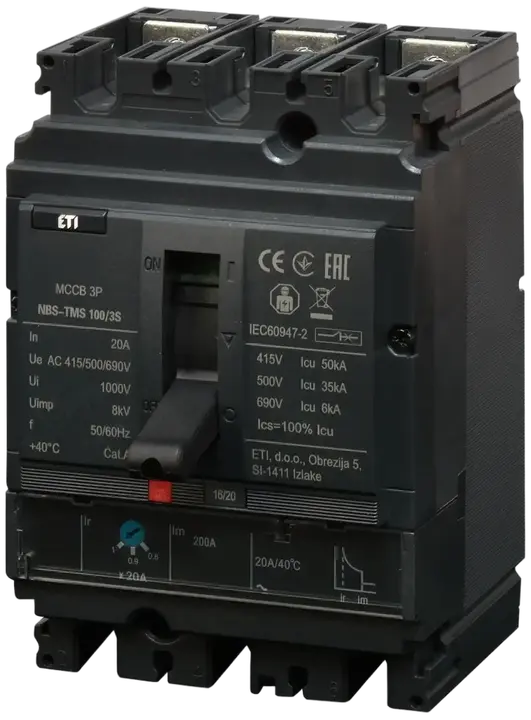 Slika NBS-TMS 100/3S  20A 3P