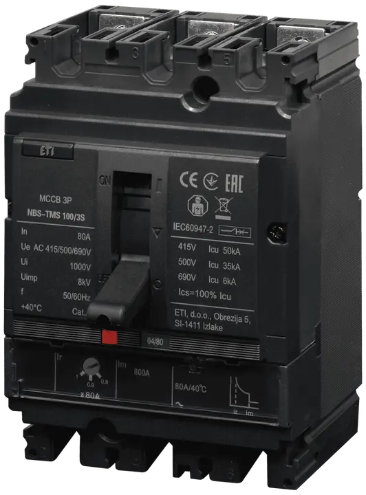 Slika NBS-TMS 100/3S  80A 3P