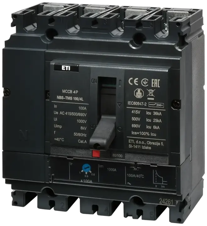 Slika NBS-TMS 100/4S  50A 4P