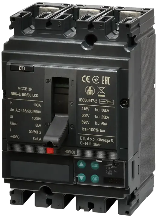 Slika NBS-E 100/3L LCD 100A 3P