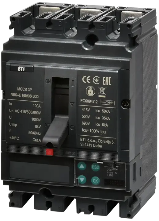 Slika NBS-E 100/3S LCD 100A 3P