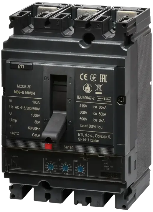 Slika NBS-E 160/3H 160A 3P