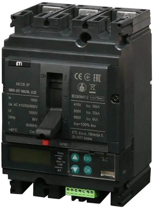 Slika NBS-EC 160/3L LCD 160A 3P