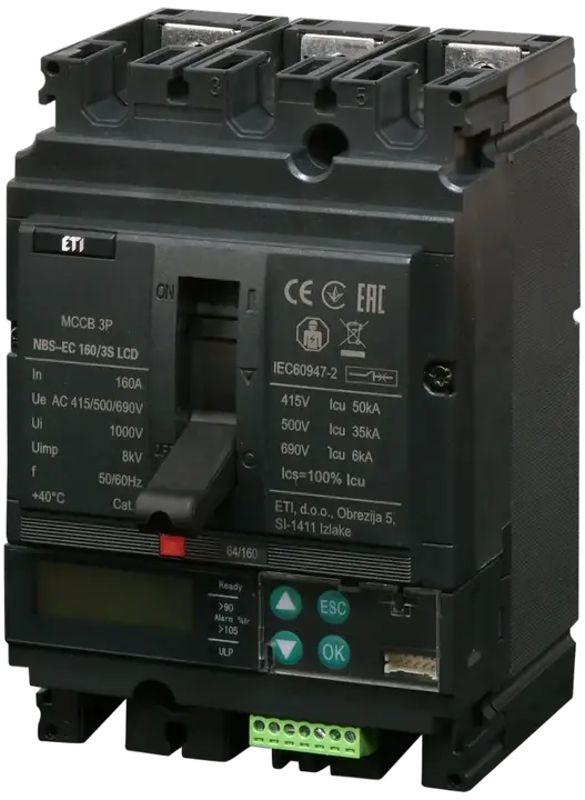 Slika NBS-EC 160/3S LCD 160A 3P