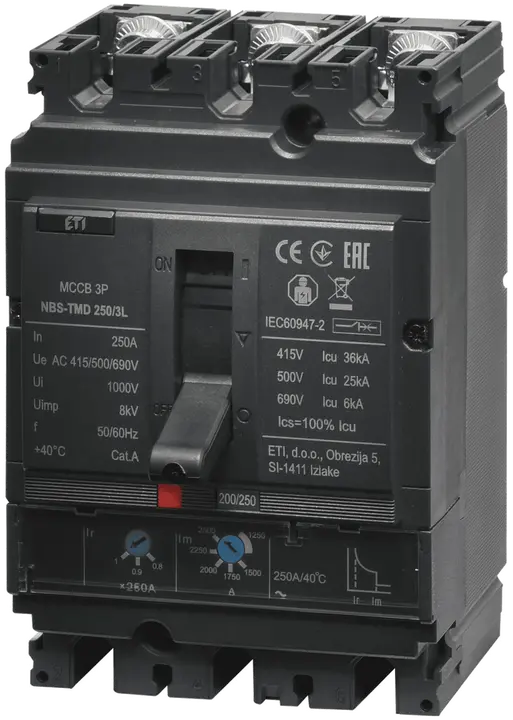 Slika NBS-TMD 250/3L 250A 3P