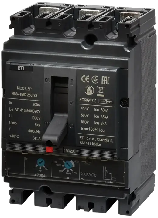 Slika NBS-TMD 250/3S 200A 3P