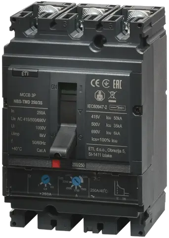 NBS-TMD 250/3S 250A 3P