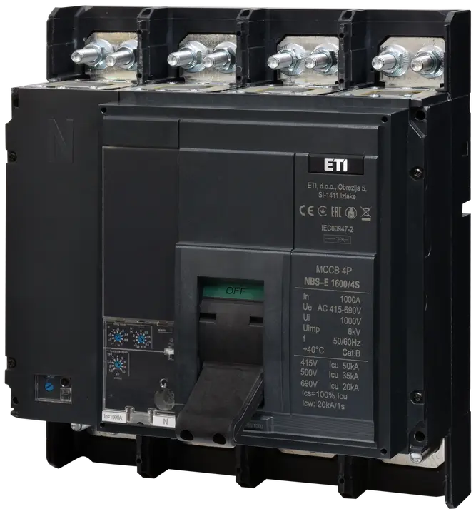 Slika NBS-E 1600/4S LCD 1000A 4P