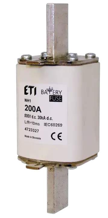 Slika NH1 gBat 125A/800V DC
