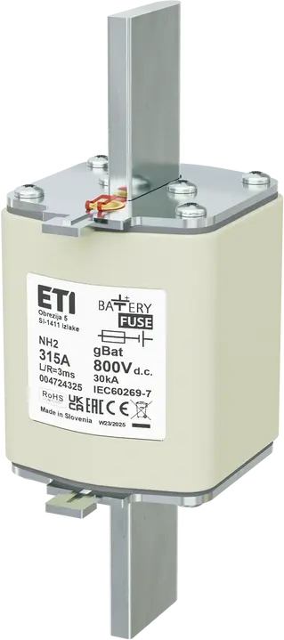 Slika NH2 gBat 315A/800V DC