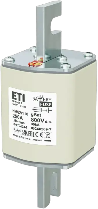 Slika NHS2/110 gBat 250A/800V DC